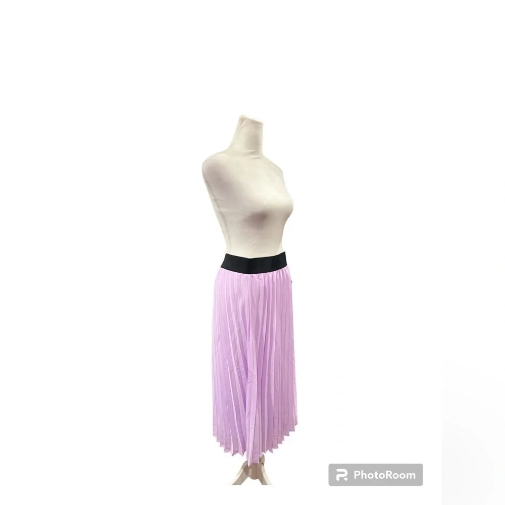 Worthington Woman Arctic Purple Pleated Midi Skirt Plus Size 2X‎ NWT
